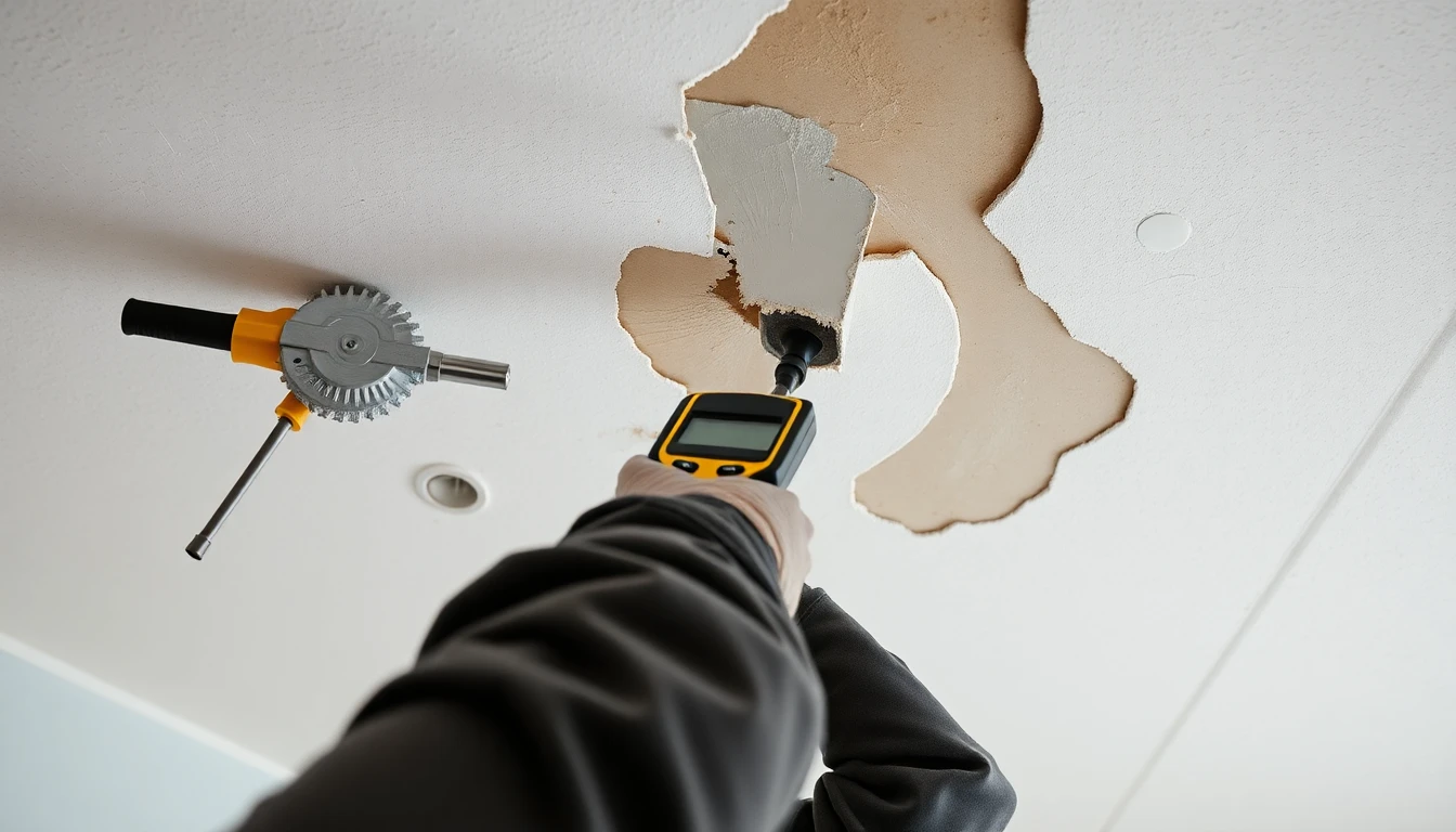 Ceiling Water Damage Repair